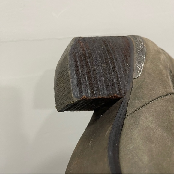 Jeffrey Campbell Bentley Western Suede Leather Bootie Size 8 - Picture 9 of 14